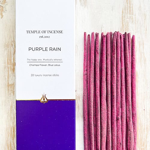 Purple Rain Incense Sticks Temple of Incense