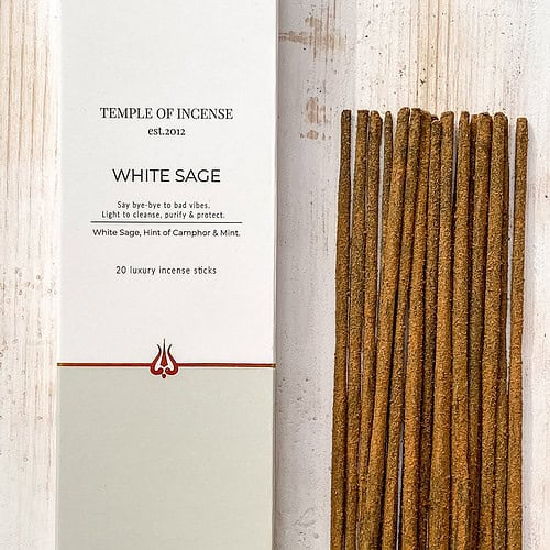 White sage incense sticks temple of incense